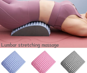 Back Stretcher Pillow Neck Lumbar Support Massager for Neck Waist Back Herniated Disc Pain Relief Massage Relaxation Tools